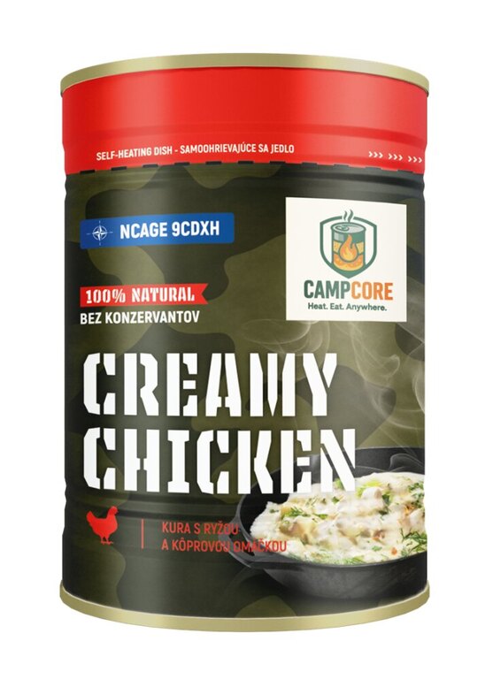 Konzerv Creamy Chicken CampCore® / önmelegítő