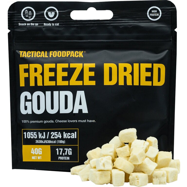 Liofilizált Gouda snackek Tactical Foodpack®