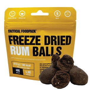 Liofilizált rumos golyók Tactical Foodpack®