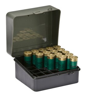 Lőszeres doboz - sörétes 25 db Plano Molding® USA - OD Green/Fekete