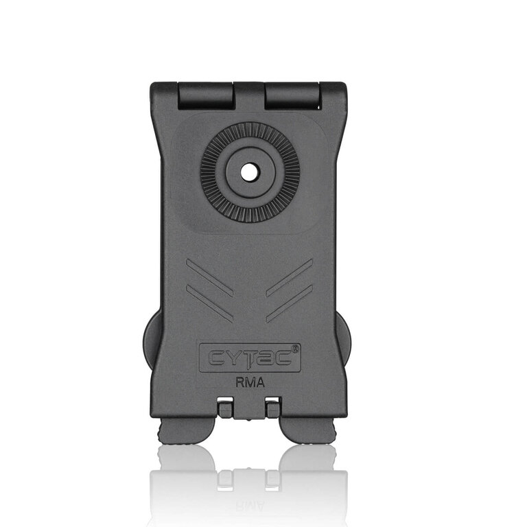 Molle klip R - Serie Cytac® - téglalap alakú, fekete