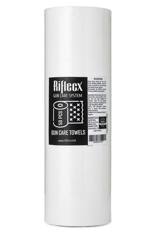 Nagy teljesítményű törlőkendők 31×38 cm RifleCX®, 50 darab
