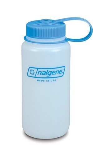 NALGENE® HDPE széles szájú kulacs 0,5 l - fehér