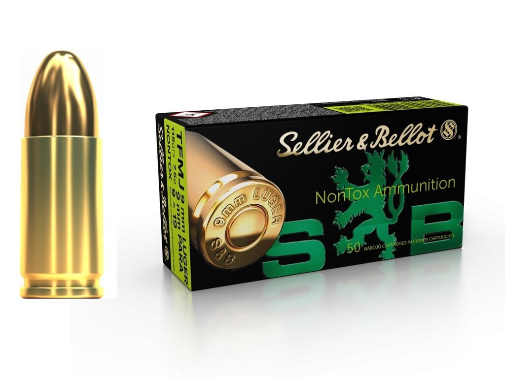 Nontox Sellier & Bellot® lőszerek / 9 mm Luger / 7,5 g - 115 grs / 50 db