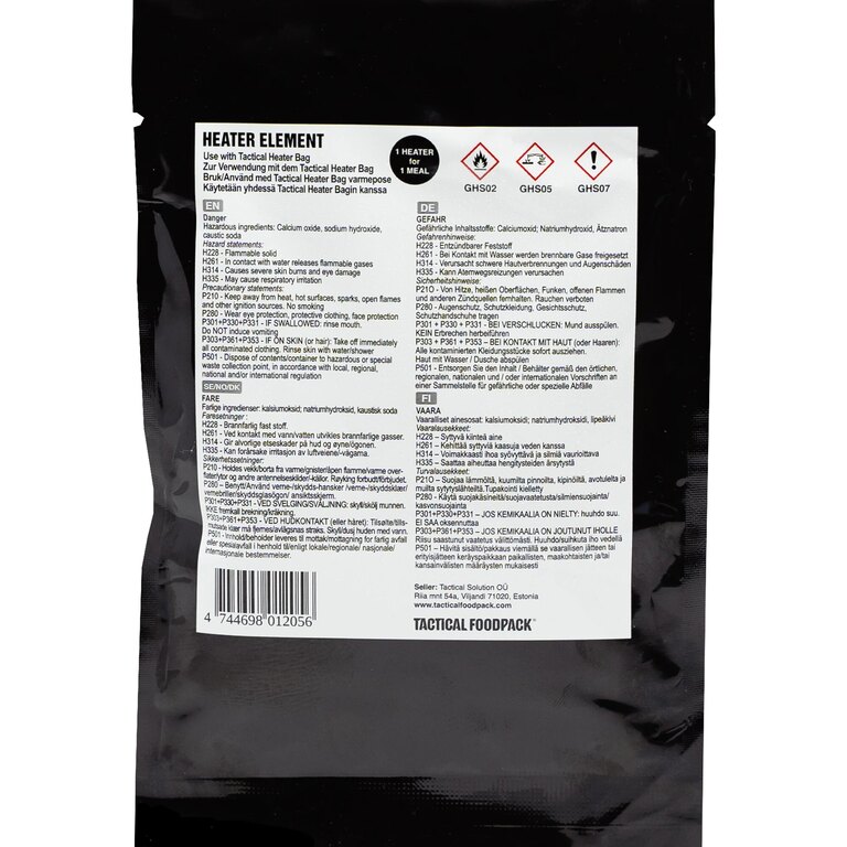 Önmelegítő kapszula Heater Element Tactical Foodpack®