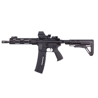 Öntöltő puska AR15 10,5" / kaliber .223 Rem. LDT® + Kolimátor LE GEN 2 Falke® / tár 60 lövéses Schmeisser®
