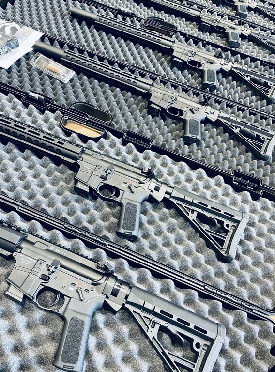 Öntöltő puska AR15-9 S4F SD10,5" / kaliber 9 mm Schmeisser® / integrált hangtompító A-Tec