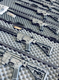 Öntöltő puska AR15-9 S4F SD10,5" / kaliber 9 mm Schmeisser® / integrált hangtompító A-Tec