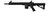 Öntöltő puska AR15 M4FL 14,5" / kaliber .223 Rem. Schmeisser®