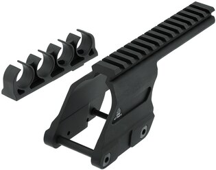 Optikai szerelés 4 töltény tartóval Remington® 870/870DM UTG® számára