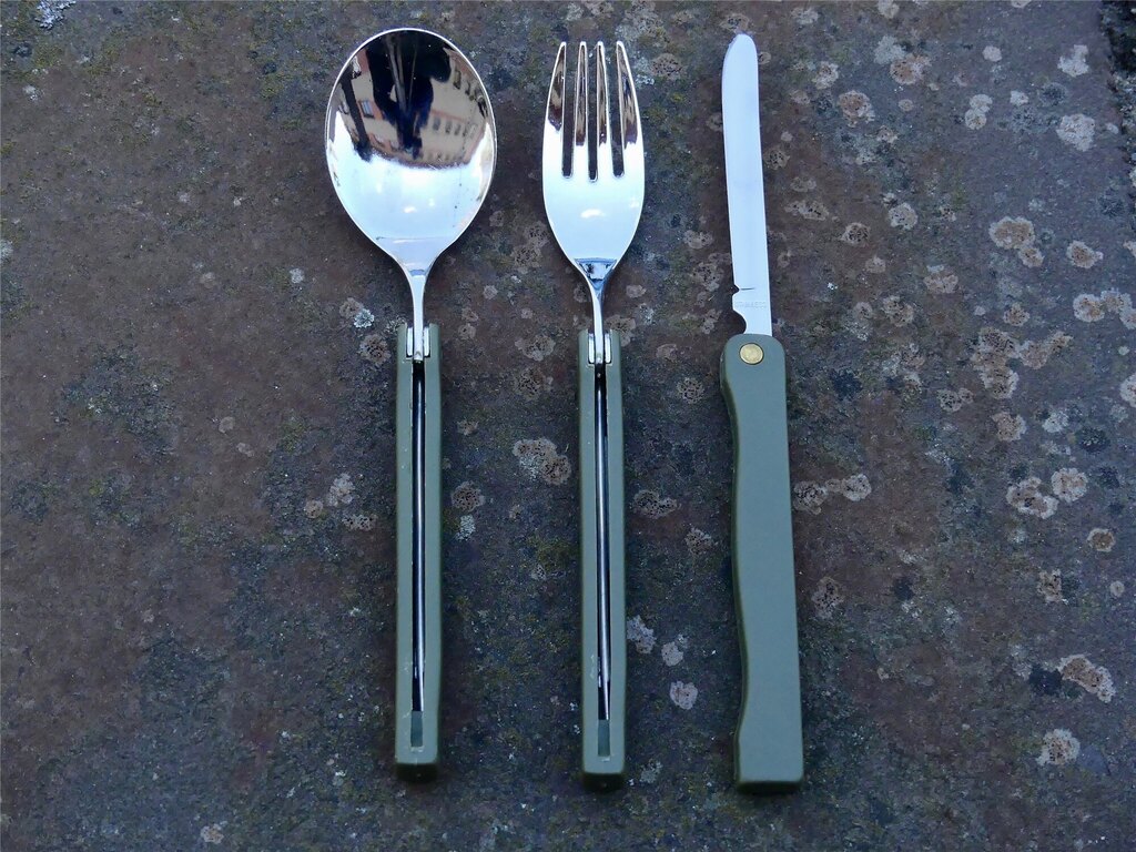 Összecsukható evőeszköz készlet MFH® Camping