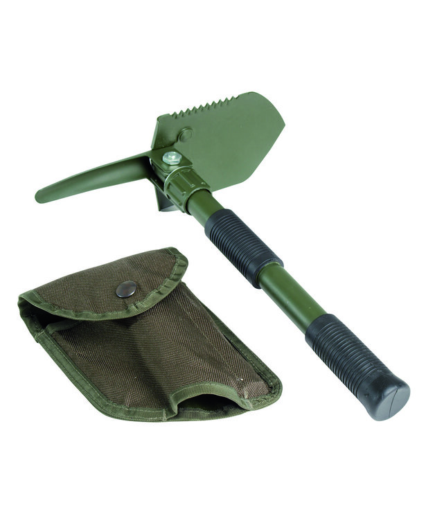 Összecsukható lapát - ásó MINI tokban Mil-Tec® - olívazöld