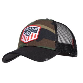 Pentagon® Era Trucker US Flag Baseballsapka