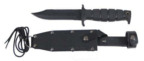 Pilot Fox Outdoor® fix pengés kés - fekete