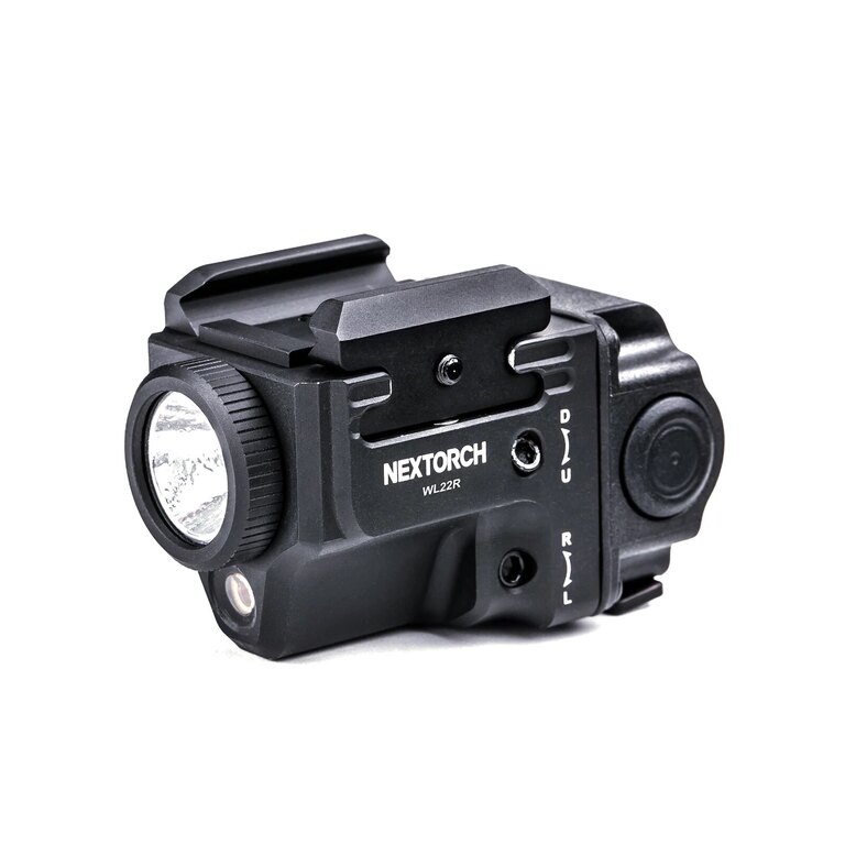 Pistol LED zseblámpa WL22R / piros lézer NexTorch®