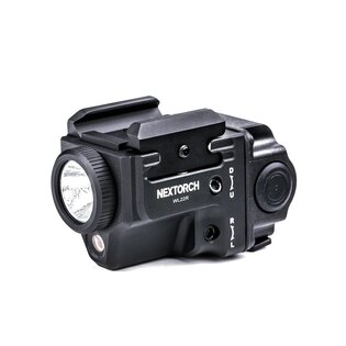 Pistol LED zseblámpa WL22R / piros lézer NexTorch®