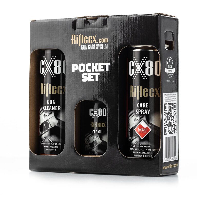 Rövid fegyver tisztító készlet POCKET Riflecx®