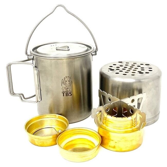 Rozsdamentes Wilderness Mini TBS Outdoor® főzőkészlet