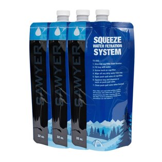 SAWYER® összecsukható palack, 1 liter, 3 darabos készlet