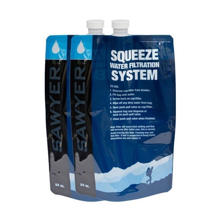 SAWYER® összecsukható palack, 2 liter, készlet 2 darab