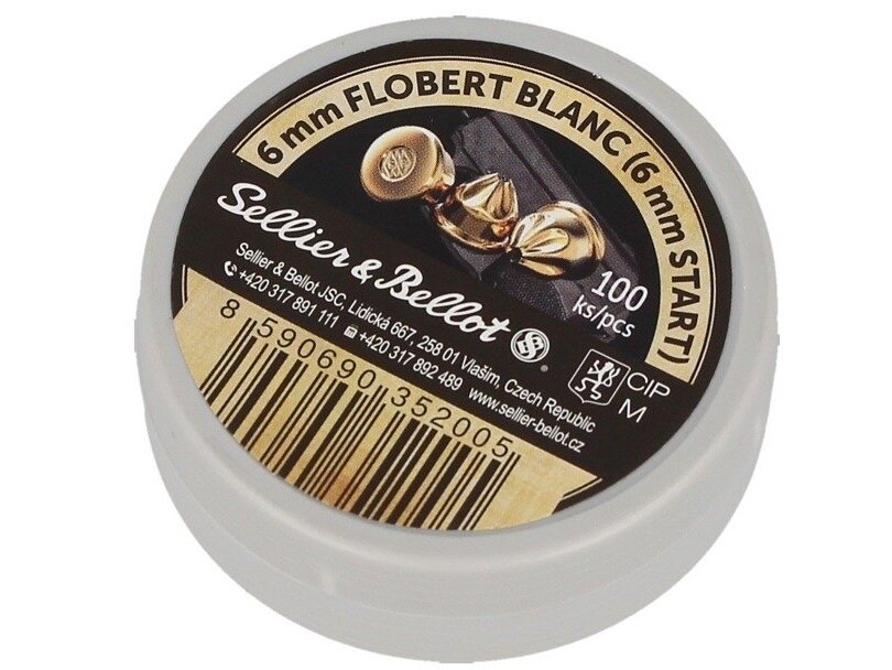 Sellier & Bellot® akusztikus patronok / 6 mm Flobert Blanc / 100 db