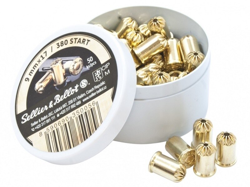 Sellier & Bellot® akusztikus töltények / 380 R Blanc / 9mm R Blanc / 9x17 / 50 db