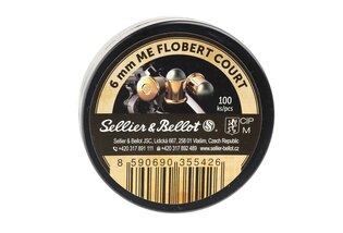 Sellier & Bellot® Flobert töltények / 6 mm ME Flobert / 1,05 g - 16 grs / 100 db