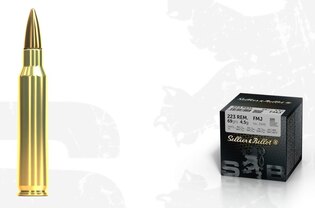 Sellier & Bellot® FMJ lőszer / .223 Rem / 4,5 g - 69 grs / 100 db