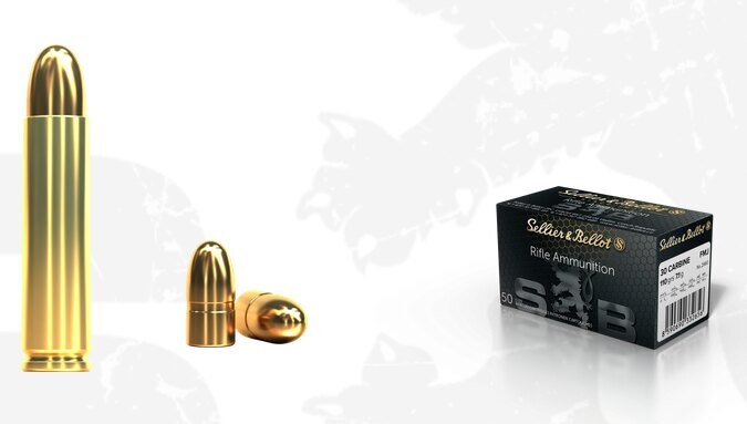 Sellier & Bellot® FMJ lőszer / .30 Carbine / 7,1 g - 110 grs / 50 db