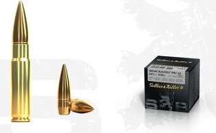 Sellier & Bellot® FMJ lőszer / .300 AAC / 9,55 g - 147 grs / 100 db