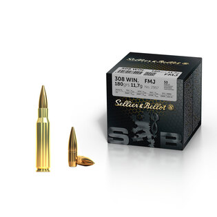 Sellier & Bellot® FMJ lőszer / 308. Win / 11,7 g - 180 grs / 50 db