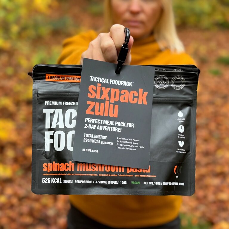 Sixpack Zulu Tactical Foodpack® szárított élelmiszer