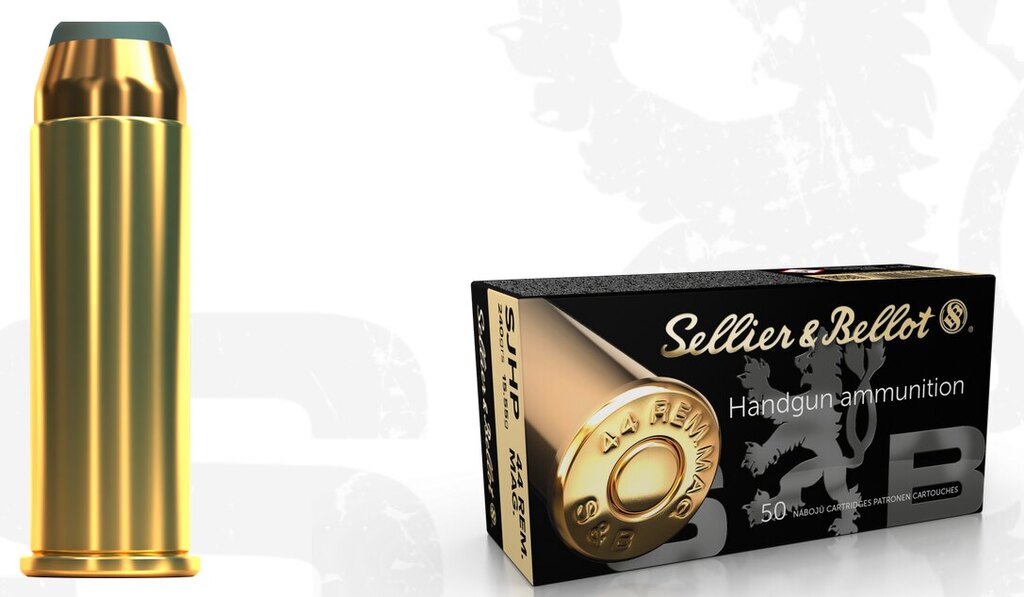 SJHP Sellier & Bellot® revolver lőszer / 44 Rem. Mag / 15,55 g - 240 grs / 50 darab
