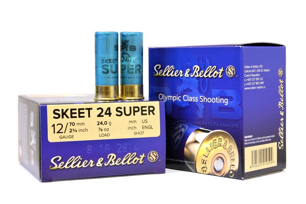 Skeet 24 Super Sellier & Bellot® sörétes lőszer / 12/70* / 24 g / 25 db
