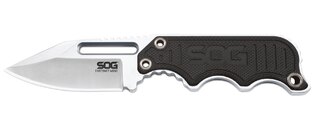 SOG® Instinct Mini fixpengés kés - szatén, fekete markolat