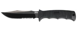 SOG® Seal Pup Elite rögzített pengés kés, Kydex® tok - fekete