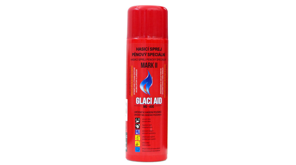 Speciális tűzoltó spray MG-400 Glaci Aid®
