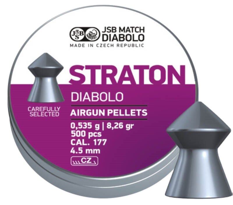 Straton légpuskalövedékek cal.177 4.5 mm JSB® / 500 db
