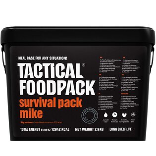 Sürgősségi élelmiszercsomag Survival Pack Mike Tactical Foodpack®