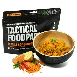 Szárított étel Lencsés Stroganoff Tactical Foodpack®