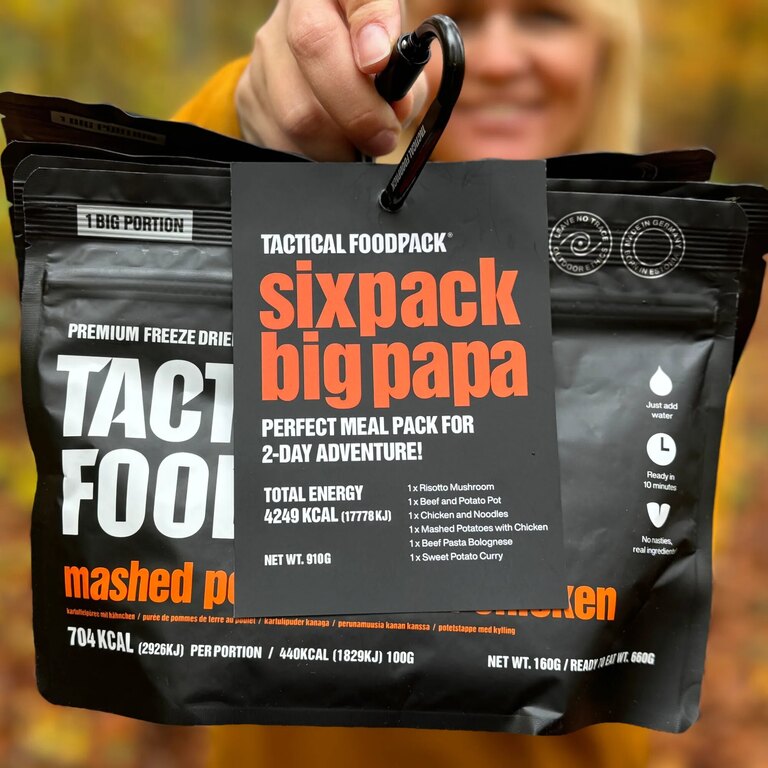 Szárított étel Sixpack Big Papa Tactical Foodpack®