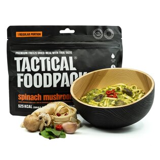 Szárított ételek Tészta spenóttal és gombával Tactical Foodpack®