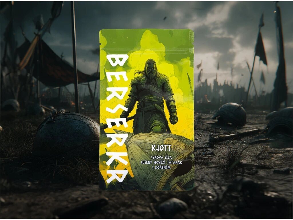 Szárított marhahús / jerky KJOTT - Szárított tatárbifsztek Berserker®