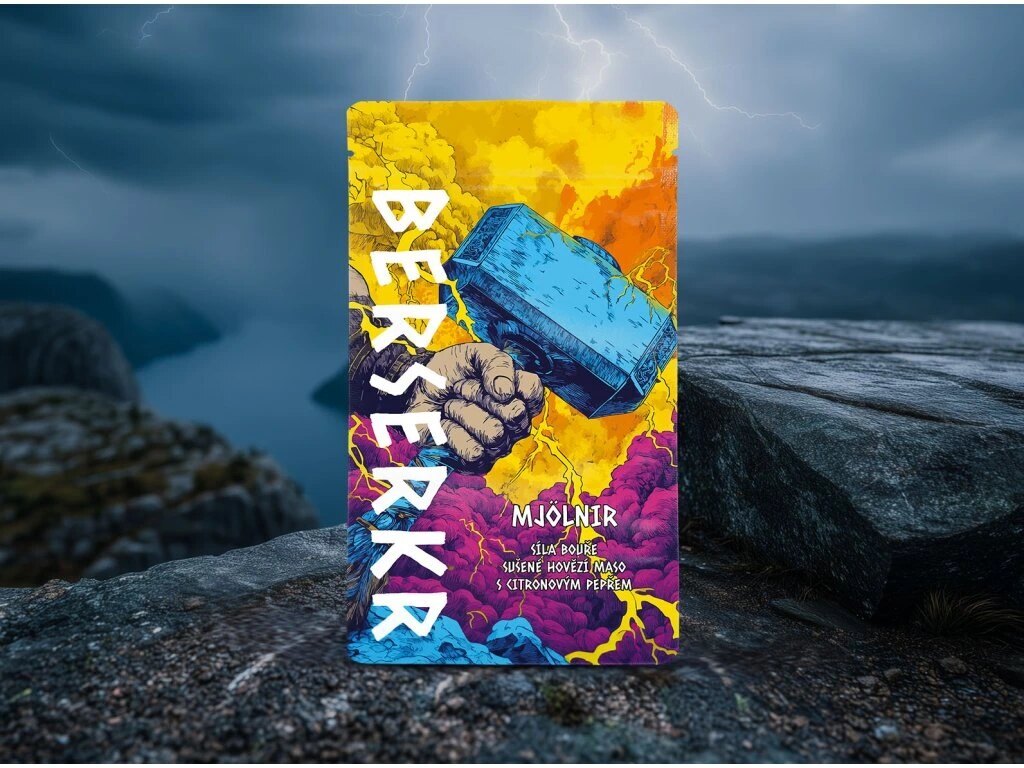 Szárított marhahús / jerky MJOLNIR - Citrombors Berserker®