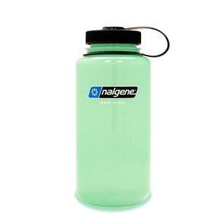 Széles szájú terep kulacs 1 L NALGENE® - világító zöld