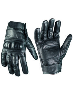 TACTICAL Mil-Tec® bőrkesztyű műanyag védővel