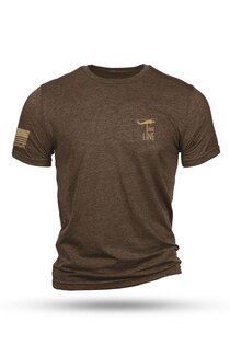 Tan Dropline Logo Nine Line® póló