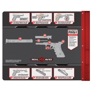 Tisztító útmutatóval ellátott alátét Glock Real Avid®