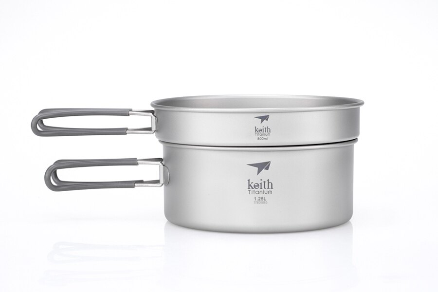 Titán 2 darabos főzőkészlet Keith® 1 250 ml, 800 ml