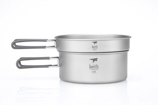 Titán 2 darabos főzőkészlet Keith® 1 250 ml, 800 ml